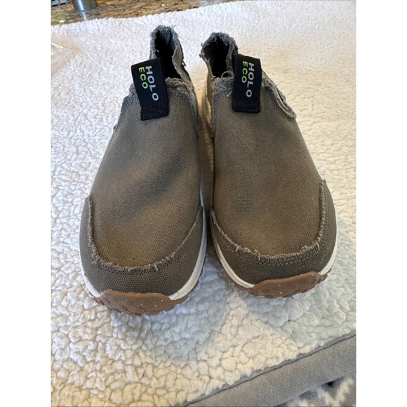 Athena Moc Canvas by Holo Footwear, Men's, Coyote, SIZE 11.5 Gray - Picture 6 of 7